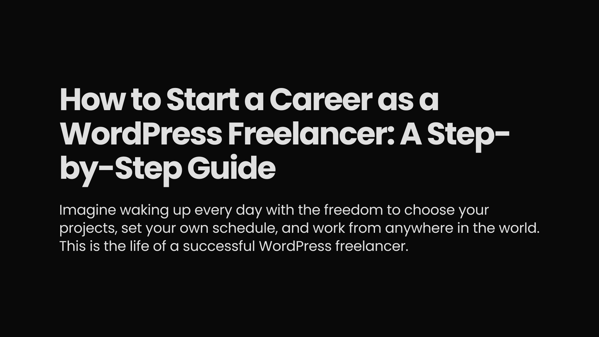 How to Identify Your Freelance Niche: A Step-by-Step Guide